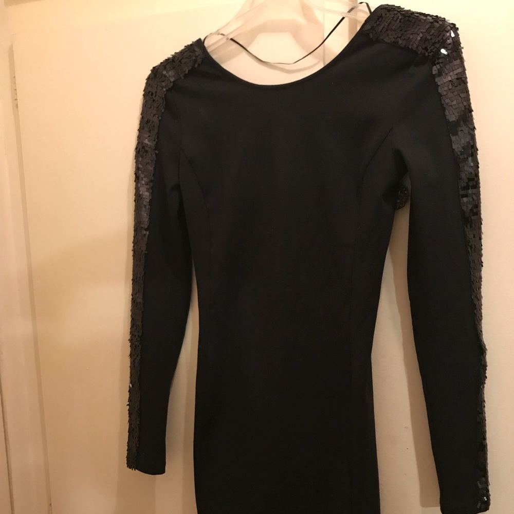 XS Armani Exchange black dress
